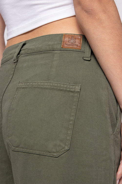 Pantalon Cargo Wide Leg Army