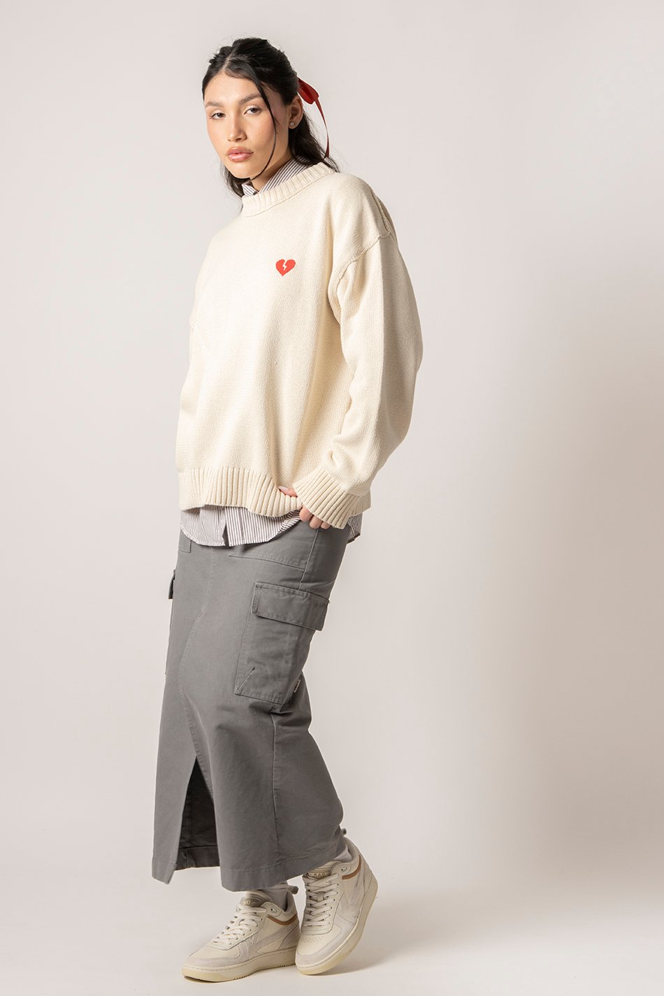 Broken Heart Ivory Jersey