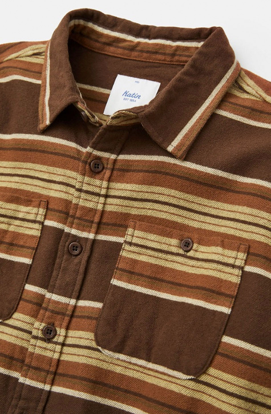 Katin Sierra Flannel Dark Brown Shirt