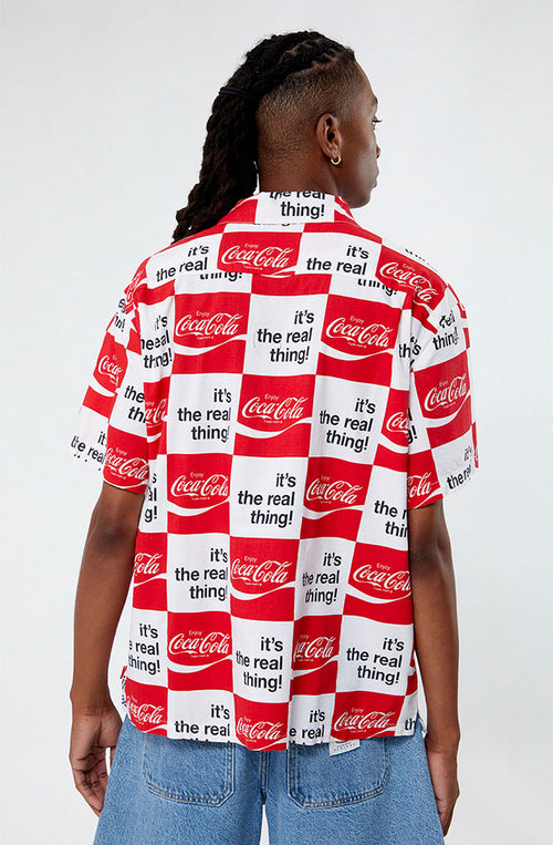 Brixton x Coca-Cola Bunker White Shirt