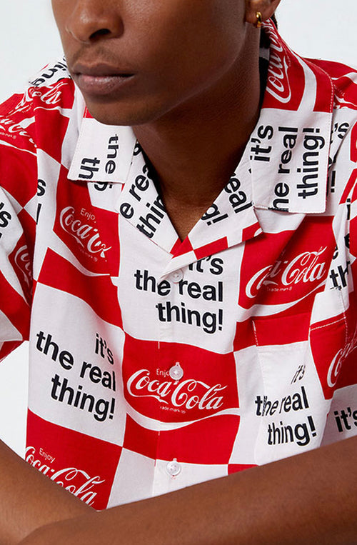 Brixton x Coca-Cola Bunker White Shirt