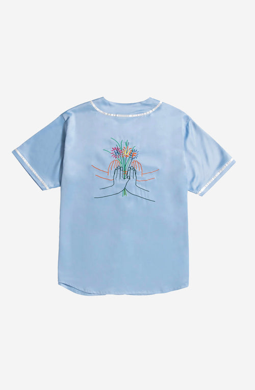Metatítulo - Francés T-shirt HUF Community Baseball Sky