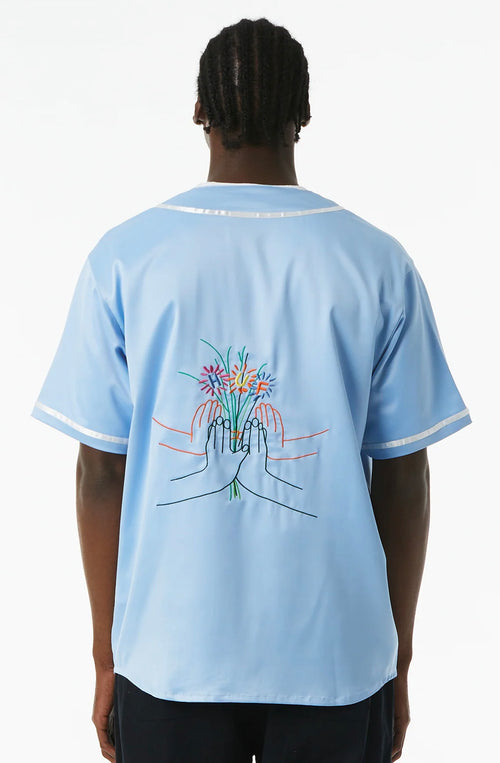 Metatítulo - Francés T-shirt HUF Community Baseball Sky