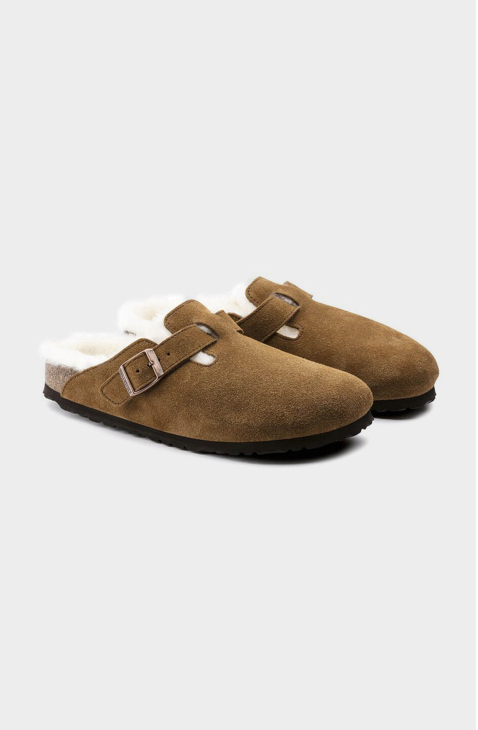 Español Birkenstock Boston Suede Leather Mink
