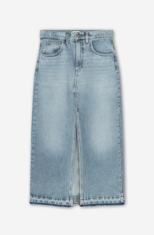 Long Denim Skirt