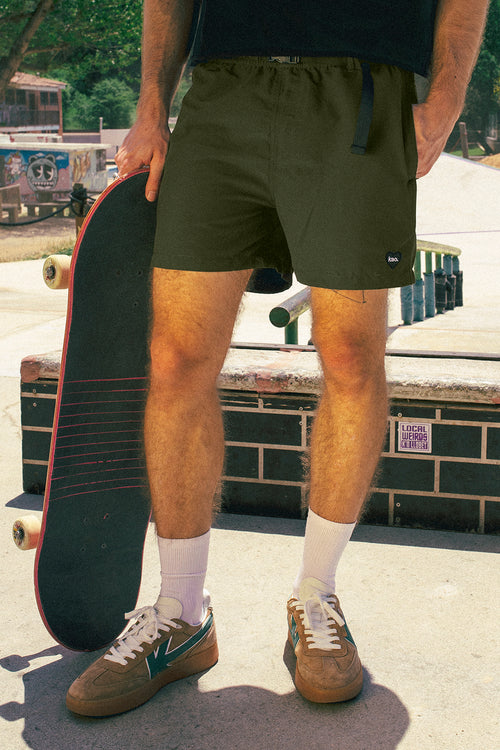 Badeanzug „Belt Heart Kao Khaki“.