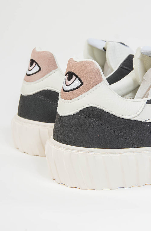 Kaotiko Keoni Low Vega Antracite Sneakers