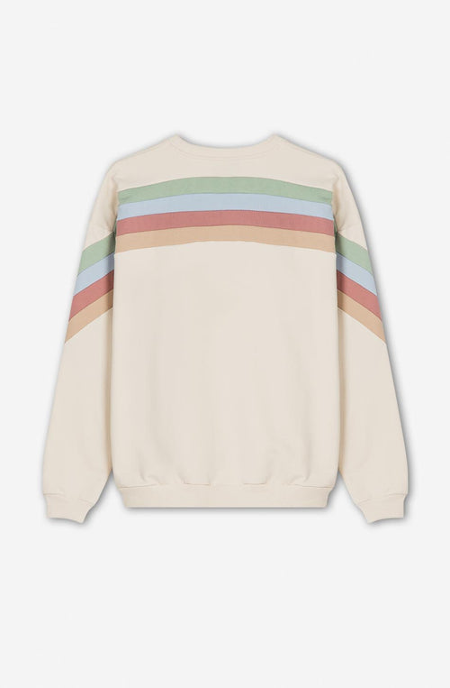 Sweatshirt Walker Bone/ Palid Green/ Baby Blue