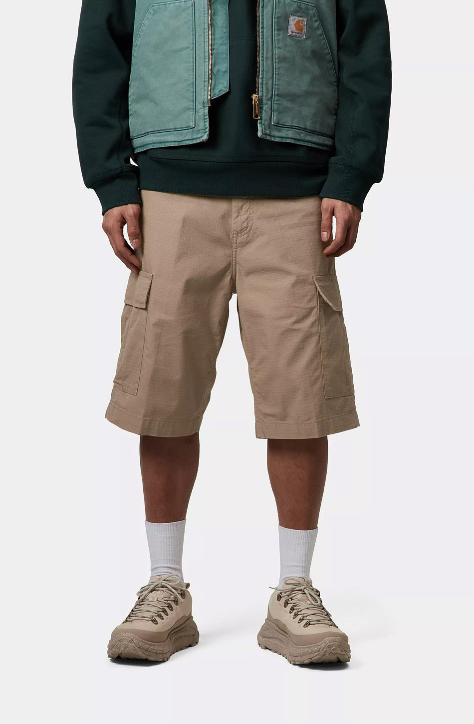 Bermudas Carhartt WIP Cargo Columbia Leather Rinse