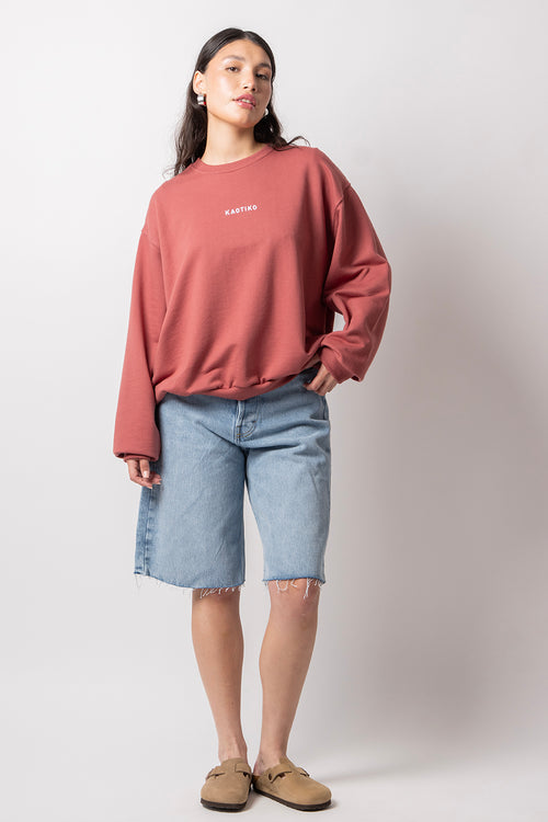 Bruna Burgundy Sweatshirt