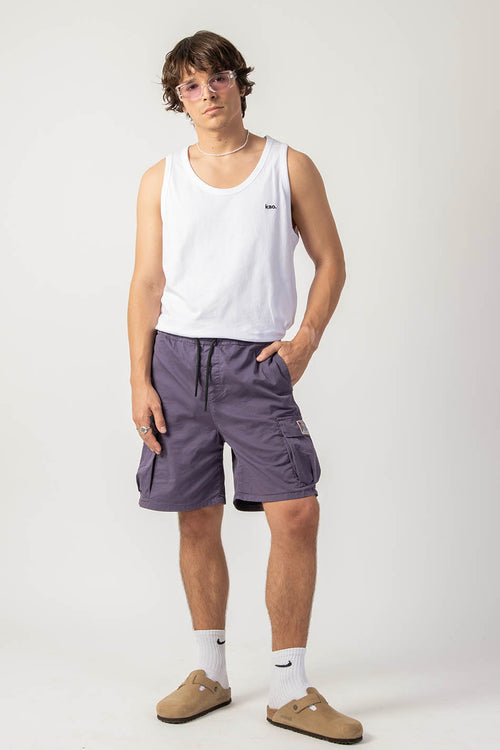 NATHAN WHITE CROPPED TANK TOP