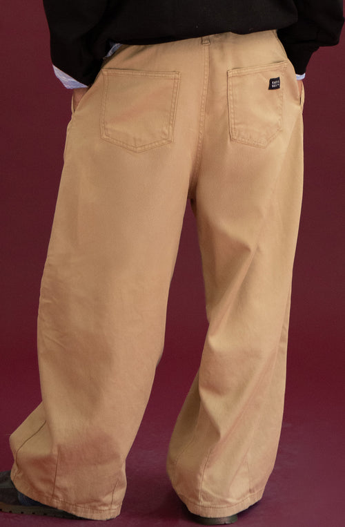 Dandy Wide Leg Pantalon Camel Nouveau