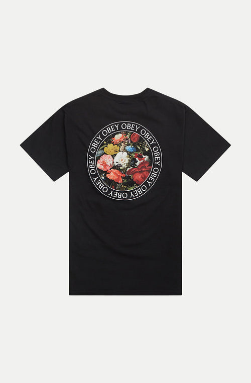 Camiseta Obey Bouquet Black