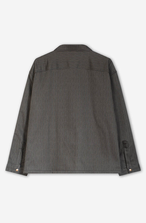 Relaxed Stripes Green/ Black Jacket