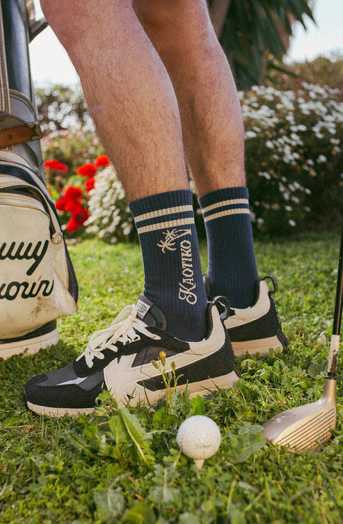 Palm Beach Navy Socks