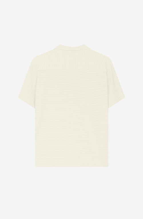 Chemise en crochet ivoire