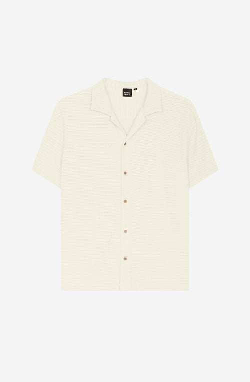 Chemise en crochet ivoire