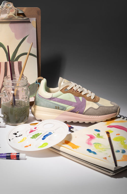 Kaotiko Detroit Light Gray Sneakers