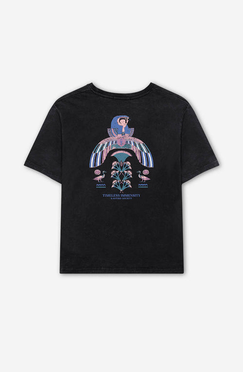 T-shirt noir Washed Timeless Immensity