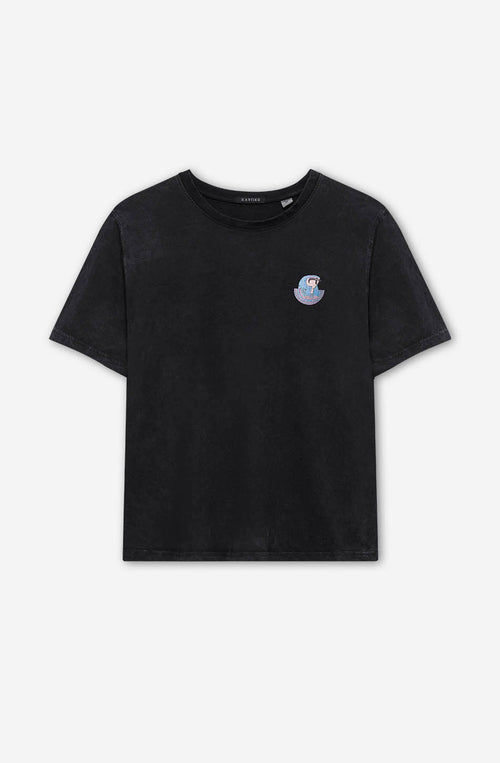 T-shirt noir Washed Timeless Immensity