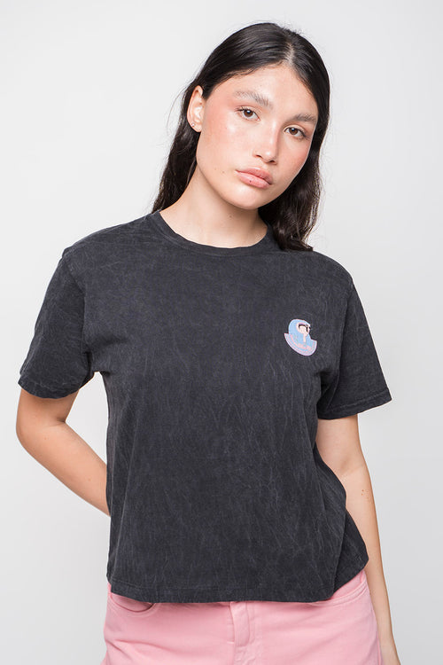 T-shirt noir Washed Timeless Immensity