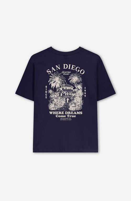 Kaotiko Resort Navy T-shirt
