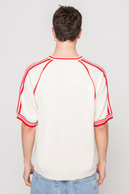Camiseta Vintage Ivory/ Red