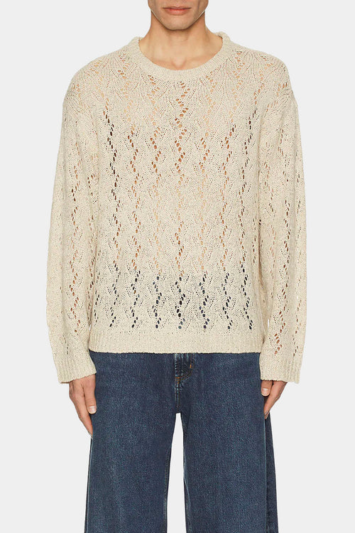 Obey Shimoda Tape Yarm Naturpullover