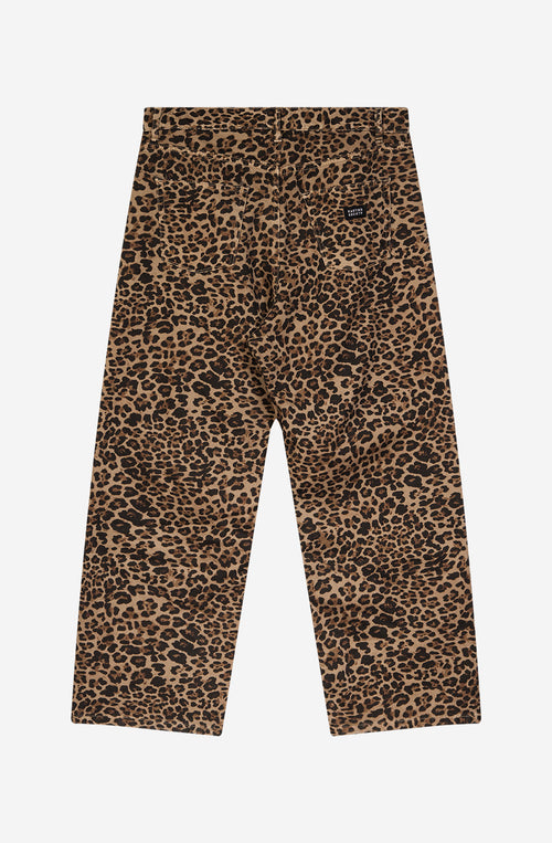 Lose Braune Leopardenhosen