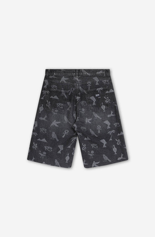 Bermuda Pharaons Denim Schwarz