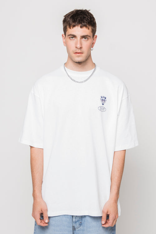 T-shirt Cold Drinks en coton biologique blanc