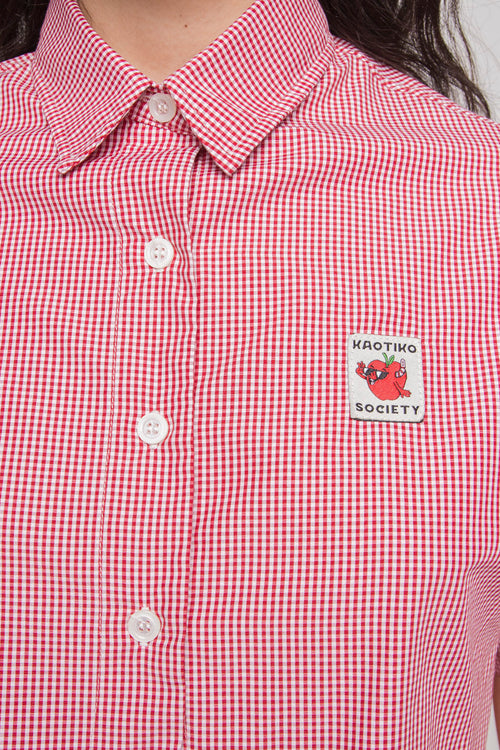 Apple Red Checked Shirt