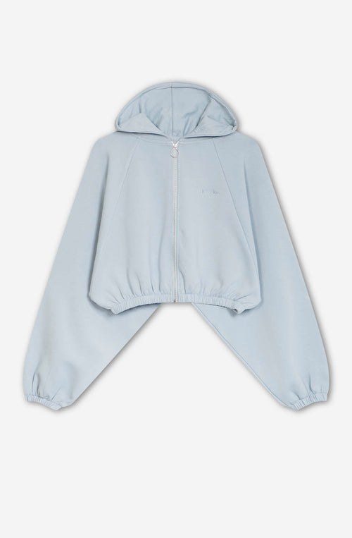 Zipper Jacket Giulia Interlock Iceberg Sweatshirt