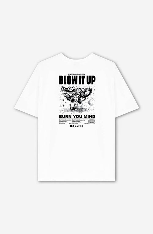 Blow It Up Organic Cotton White T-shirt