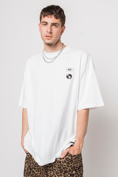 Blow It Up Organic Cotton White T-shirt