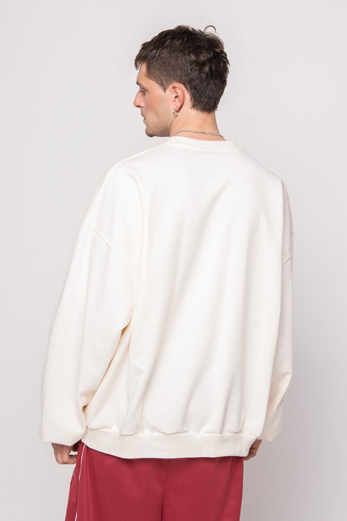 Washed Bear Golf Club Ivory Sweatshirt