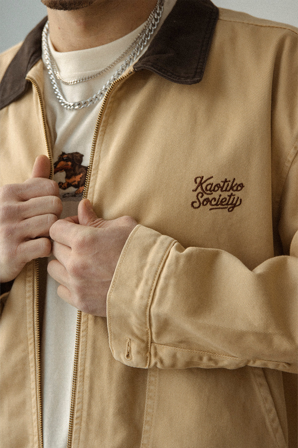 Indie Records Camel Jacket