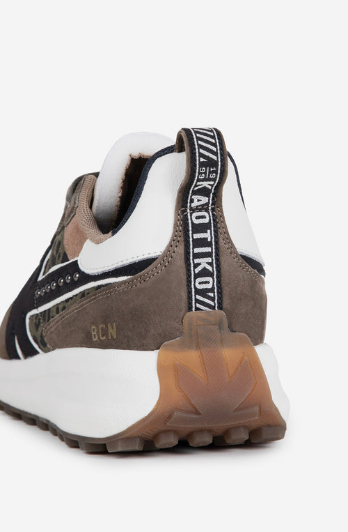 Kaotiko Detroit Glam Khaki Sneakers