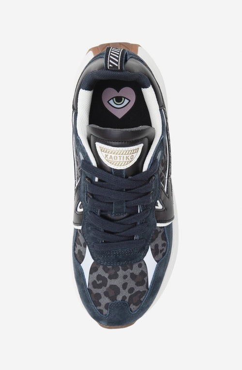 Kaotiko Detroit Glam Anthracite Sneakers