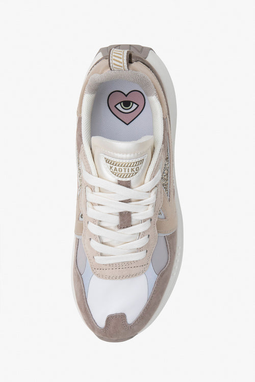 Kaotiko Detroit Glam Champagne Sneakers