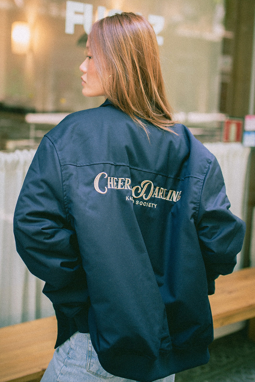 Cheers Darling Navy Jacket