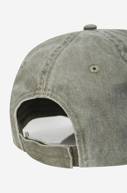 Bio-Western-Cap aus gewaschenem Khaki