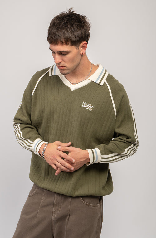 Retro Sport Kaotiko Society Army Polo