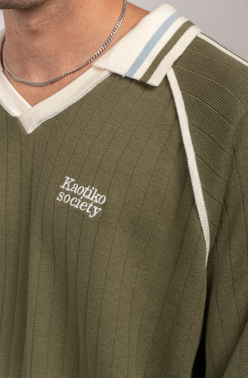 Retro Sport Kaotiko Society Army Polo