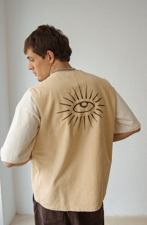 Gilet Western Eye Bone