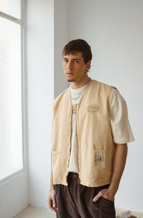 Gilet Western Eye Bone