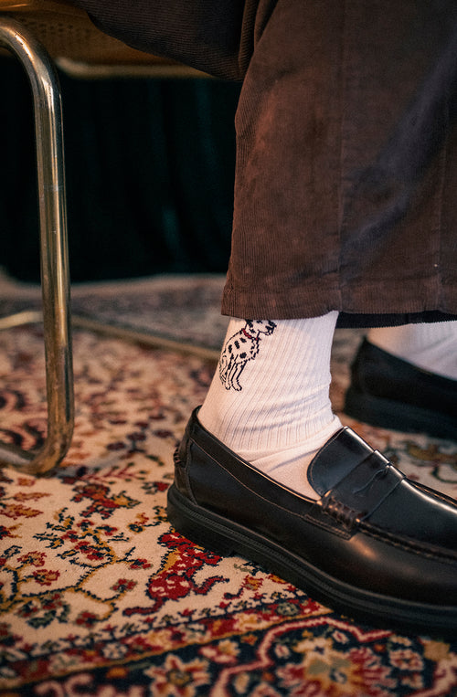 Dalmatian White Socks