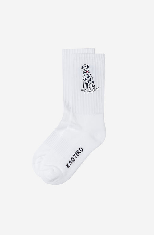 Dalmatian White Socks