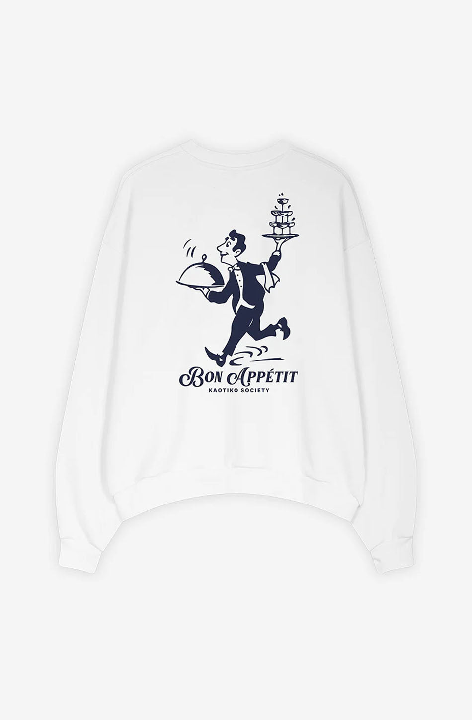 La Dolce Vita Organic Cotton White Sweatshirt