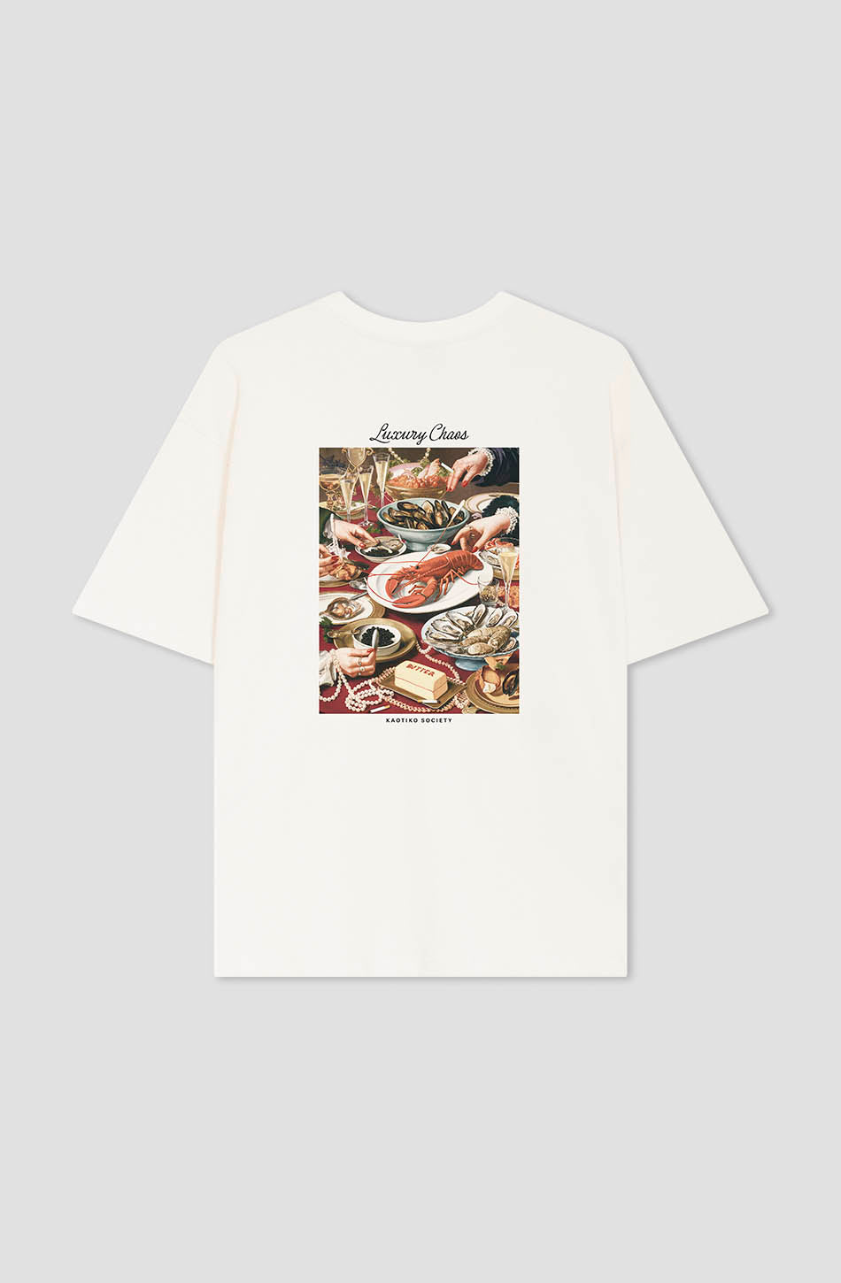 Camiseta Luxury Chaos Organic Cotton Ivory
